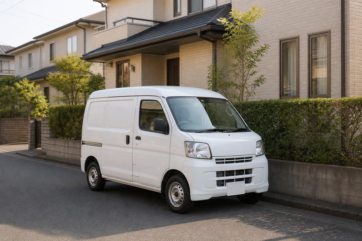 現地調査や施工で使用する地域サービス車両